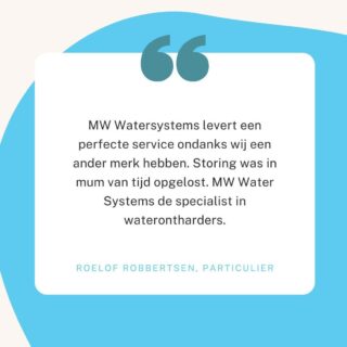 Klanten vertellen over MW Water Systems 💧 Voor meer recensies en informatie over MW Water Systems Ga naar onze website: https://mwwatersystems.nl Link in onze bio! Of bel ons: 0594-204080 Vraag vandaag nog een offerte aan! #water #watersystems #schoonwater #waterzuivering #zuiverwater #mwwatersystems #watersystemen #geenkalk #kalkvrijwater #kalkvrij #gezondwater #stayhealthy #healthywater #ontkalken #minderkalk #waterzuiveringssysteem #cleanwater #waterzuiveren #waterzuiver #waterschap #waterzuiveringsproducten #waterzuiveringsproces #waterdrinken #drinkwater #schoondrinkwater #drinkwaterallday #drinkmorewater #zuiverdrinkwater #gezonddrinkwater #gezond