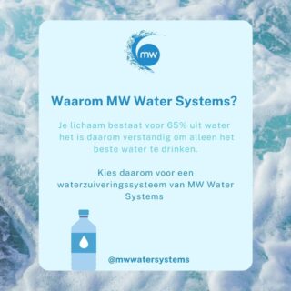 Waarom zou u kiezen voor een waterzuiveringsinstallatie van MW Water Systems? Je lichaam bestaat voor 65% uit water, het is daarom verstandig om alleen het beste water te drinken. Kies daarom voor een waterzuiveringssysteem van MW Water Systems Kijk op onze website: Link in onze bio Of bel ons: 0594-204080 Vraag vandaag nog een offerte aan! #water #watersystems #schoonwater #waterzuivering #zuiverwater #mwwatersystems #watersystemen #geenkalk #kalkvrijwater #kalkvrij #gezondwater #stayhealthy #healthywater #ontkalken #minderkalk #waterzuiveringssysteem #cleanwater #waterzuiveren #waterzuiver #waterschap #waterzuiveringsproducten #waterzuiveringsproces #waterdrinken #drinkwater #schoondrinkwater #drinkwaterallday #drinkmorewater #zuiverdrinkwater #gezonddrinkwater #gezond